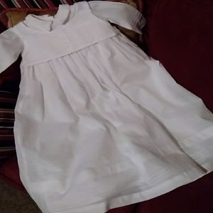 Baptism dress, size 3 months.White.